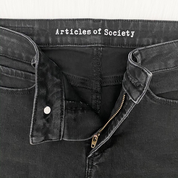 ARTICLES OF SOCIETY Black Skinny Jeans - Picture 3 of 8